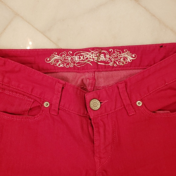NWOT Express Zelda Ultra Low Rise Slim Fit Jeans 4 - Picture 5 of 6